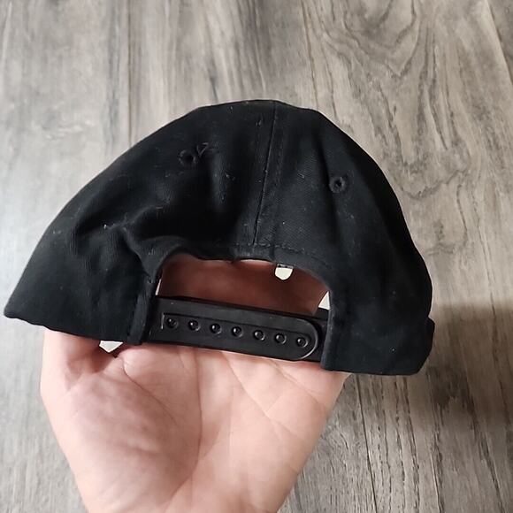 Vintage 1999 TAZ Looney Tunes WB Snapback Hat Baseball Cap Black - Picture 2 of 7